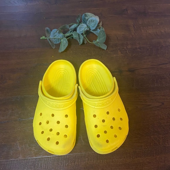 CROCS Shoes Yellow Crocs Poshmark